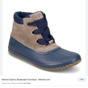 Goth y2k indie normcore gorpcore fisherman SPERRY Women Ankle Boots size 8